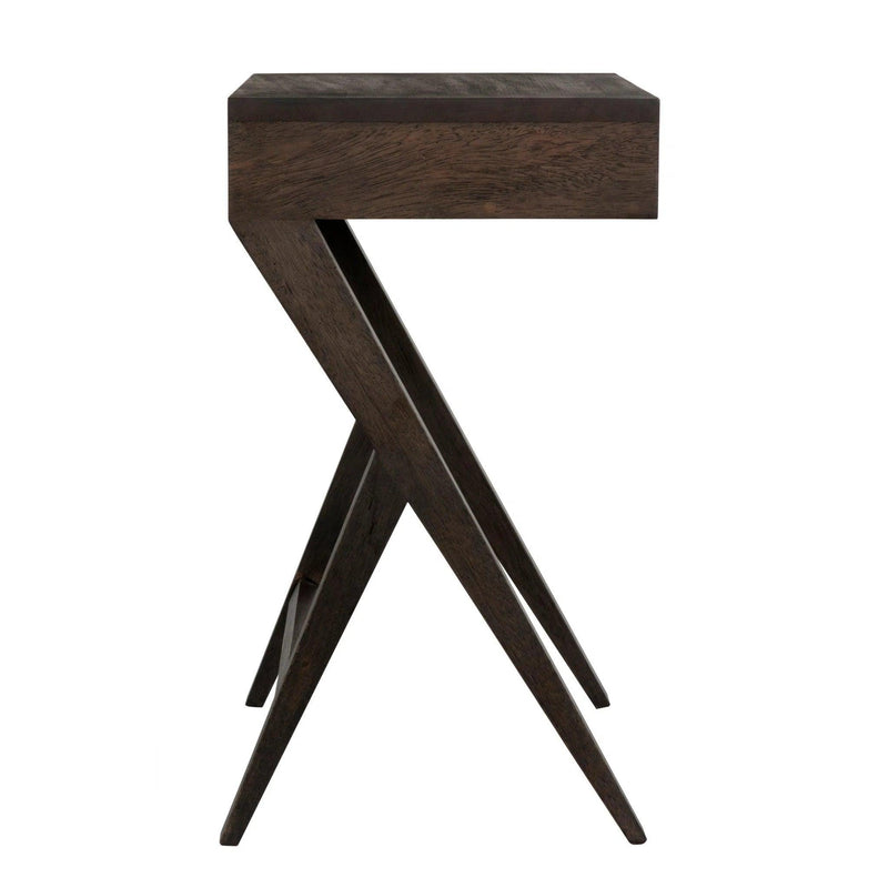 Peter Side Table, Ebony Walnut Side Tables LOOMLAN By Noir