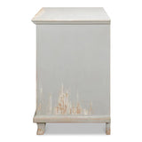 Petit Maison Commode Grey & White Dressers LOOMLAN By Sarreid