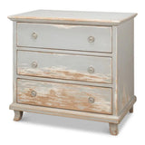 Petit Maison Commode Grey & White Dressers LOOMLAN By Sarreid