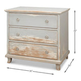 Petit Maison Commode Grey & White Dressers LOOMLAN By Sarreid