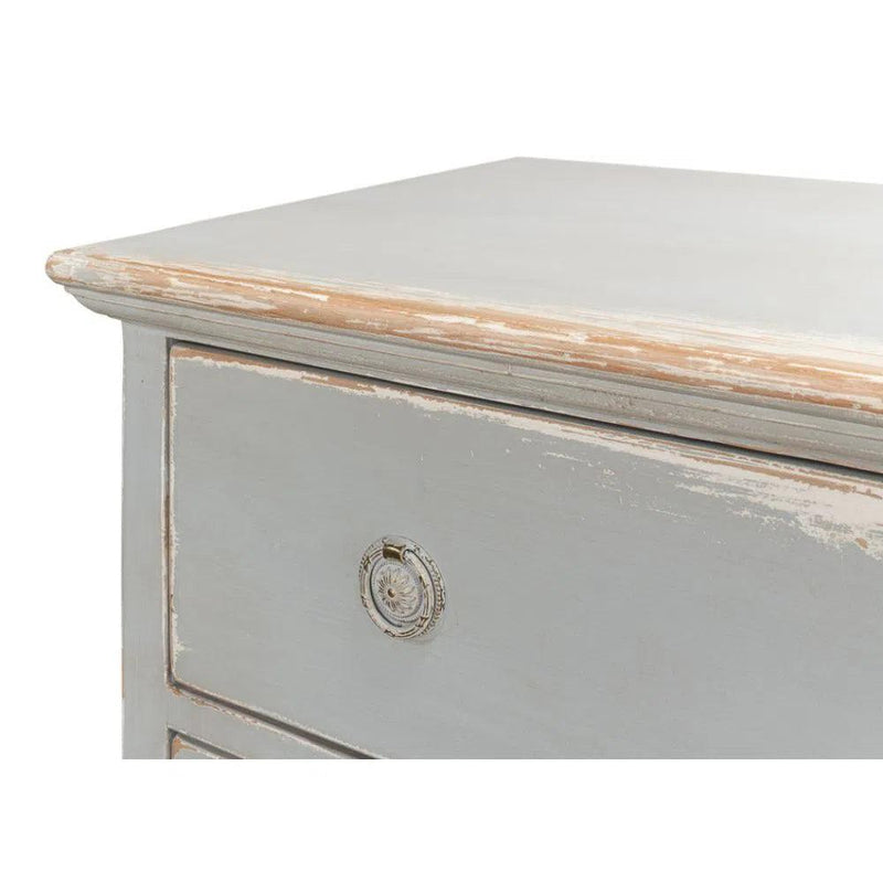 Petit Maison Commode Grey & White Dressers LOOMLAN By Sarreid