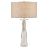 Pharos Alabaster Table Lamp Table Lamps LOOMLAN By Currey & Co