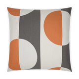 Phases Orange Throw Pillow With Insert Throw Pillows LOOMLAN By D.V. Kap