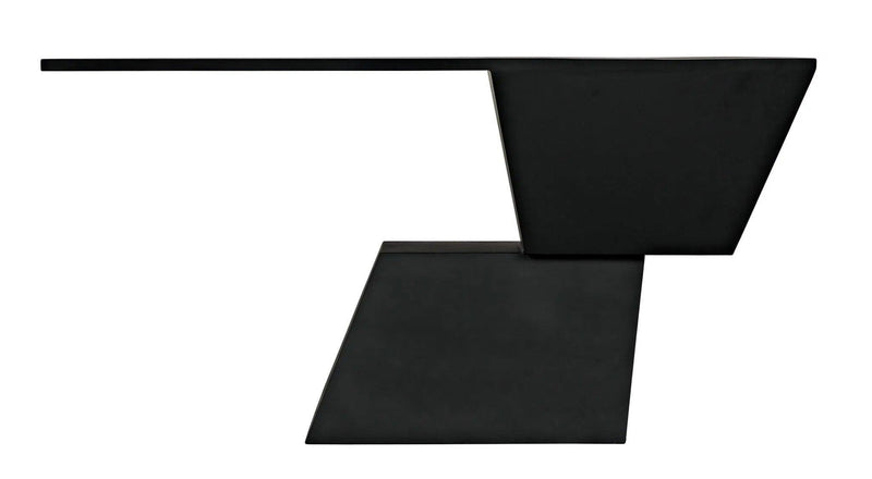 Pieta Console, Black Steel Console Tables LOOMLAN By Noir