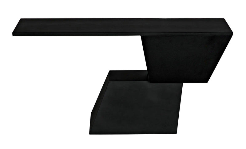 Pieta Console, Black Steel Console Tables LOOMLAN By Noir