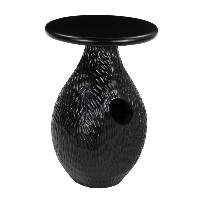 Piho Side Table Black Side Tables LOOMLAN By Zuo Modern