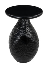 Piho Side Table Black Side Tables LOOMLAN By Zuo Modern