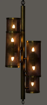 Pisa Metal Pendant With Brass Finish Pendants LOOMLAN By Noir