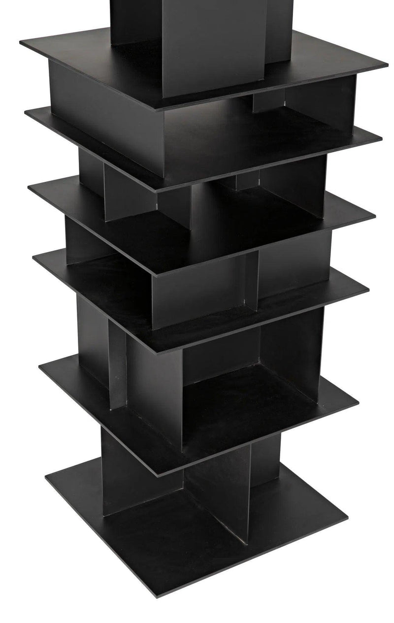 Pisa Shelf, Black Steel Wall Shelves & Ledgers LOOMLAN By Noir