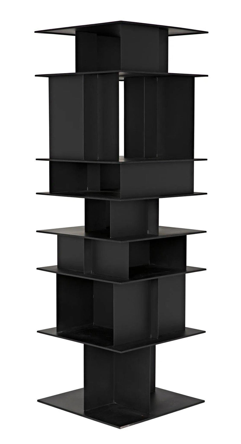 Pisa Shelf, Black Steel Wall Shelves & Ledgers LOOMLAN By Noir