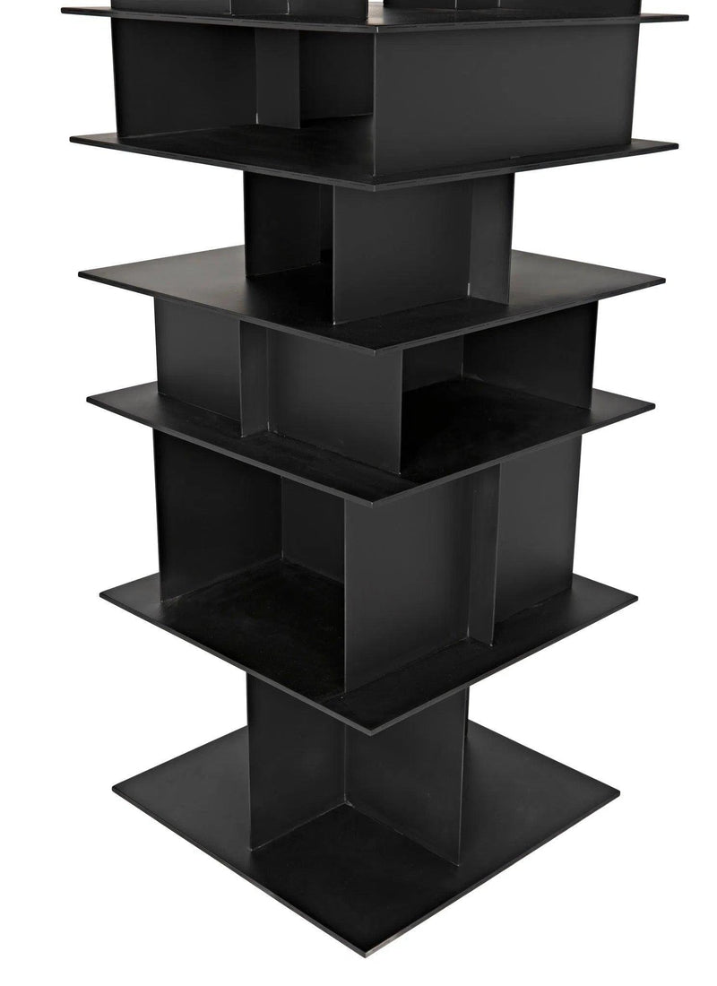 Pisa Shelf, Black Steel Wall Shelves & Ledgers LOOMLAN By Noir