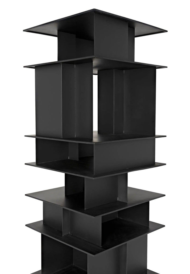 Pisa Shelf, Black Steel Wall Shelves & Ledgers LOOMLAN By Noir