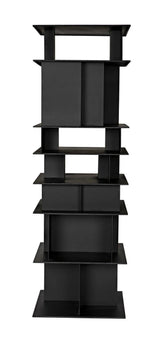 Pisa Shelf, Black Steel Wall Shelves & Ledgers LOOMLAN By Noir