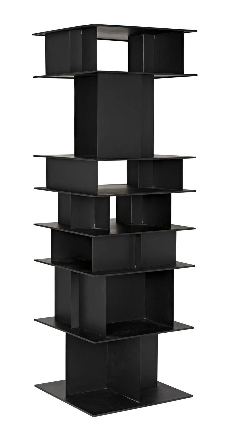 Pisa Shelf, Black Steel Wall Shelves & Ledgers LOOMLAN By Noir