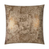 Pitone Bronze Animal Glam Bronze Large Throw Pillow With Insert Throw Pillows LOOMLAN By D.V. Kap