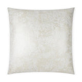 Pitone Ivory Animal Glam Gold White Large Throw Pillow With Insert Throw Pillows LOOMLAN By D.V. Kap