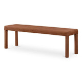 Place Iron and Wood Dining Bench Dining Benches LOOMLAN By Moe's Home