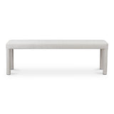 Place Iron and Wood Dining Bench Dining Benches LOOMLAN By Moe's Home