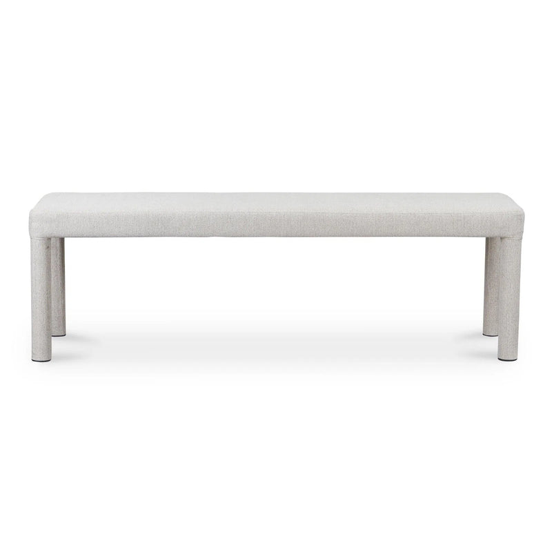 Place Iron and Wood Dining Bench Dining Benches LOOMLAN By Moe's Home