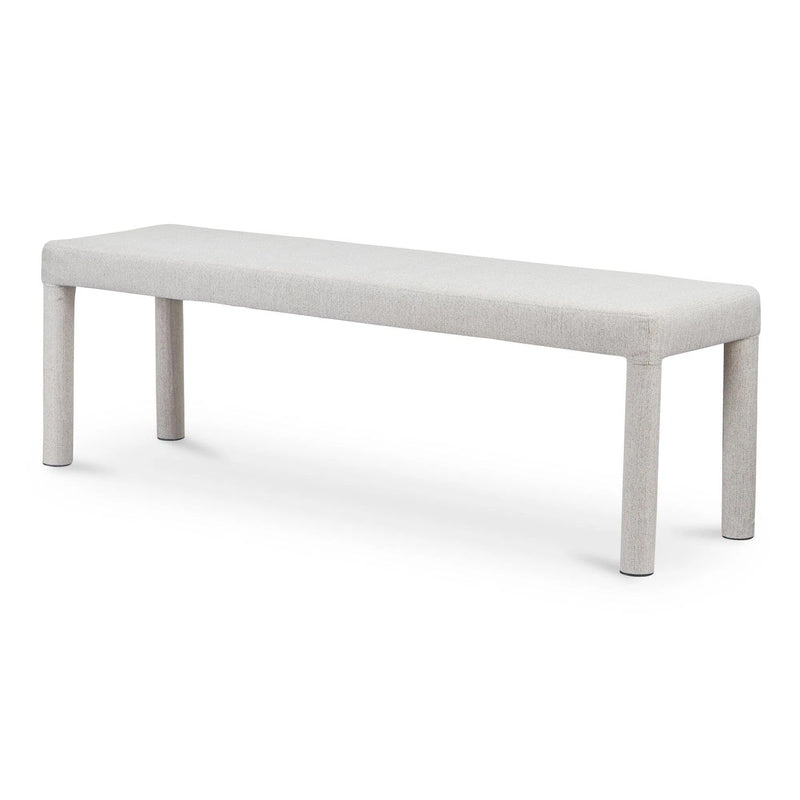 Place Iron and Wood Dining Bench Dining Benches LOOMLAN By Moe's Home