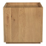 Plank Natural Wood Nightstand Nightstands LOOMLAN By Moe's Home