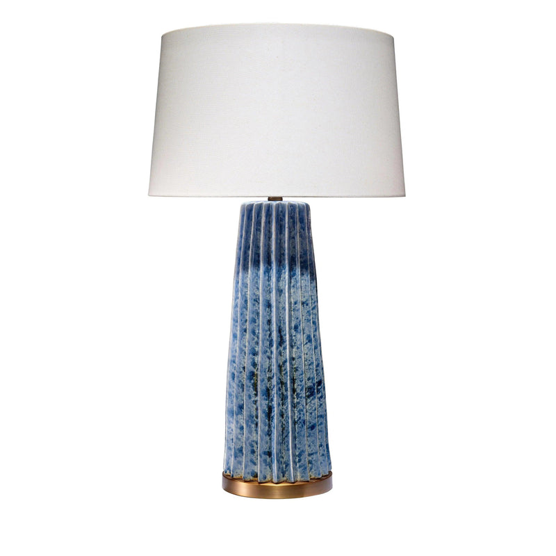 Pleated Ceramic Unique Table Lamp