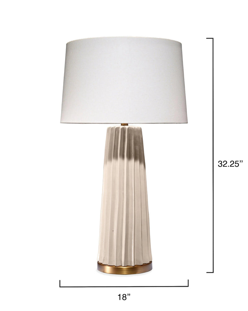 Pleated Table Lamp Table Lamps LOOMLAN By Jamie Young