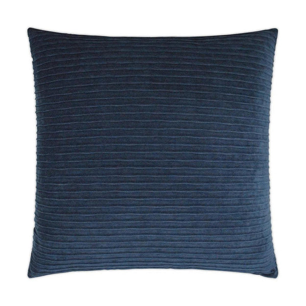 Pleatte Blue Blue Throw Pillow With Insert Throw Pillows LOOMLAN By D.V. Kap