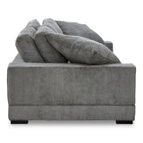 Plunge Polyester and Plywood Grey Sofa Sofas & Loveseats LOOMLAN By Moe's Home