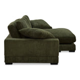 Plunge Polyester Upholstered Green Sectional Modular Sofas LOOMLAN By Moe's Home