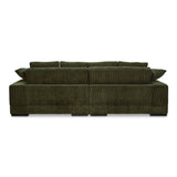 Plunge Polyester Upholstered Green Sectional Modular Sofas LOOMLAN By Moe's Home