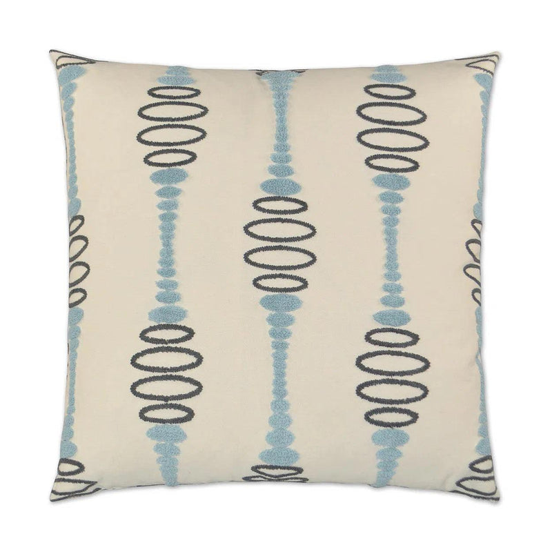 Pogo Blue Throw Pillow With Insert Throw Pillows LOOMLAN By D.V. Kap