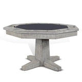 Poker Table with Reversible Table Top Convertible to Dining Table Game Tables LOOMLAN By Sunny D