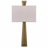 Polished Antique Brass Arno Brass Wall Sconce Wall Sconces LOOMLAN By Currey & Co