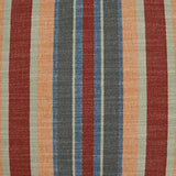 Ponce Lodge Western Chic Stripes Red Large Throw Pillow With Insert Throw Pillows LOOMLAN By D.V. Kap