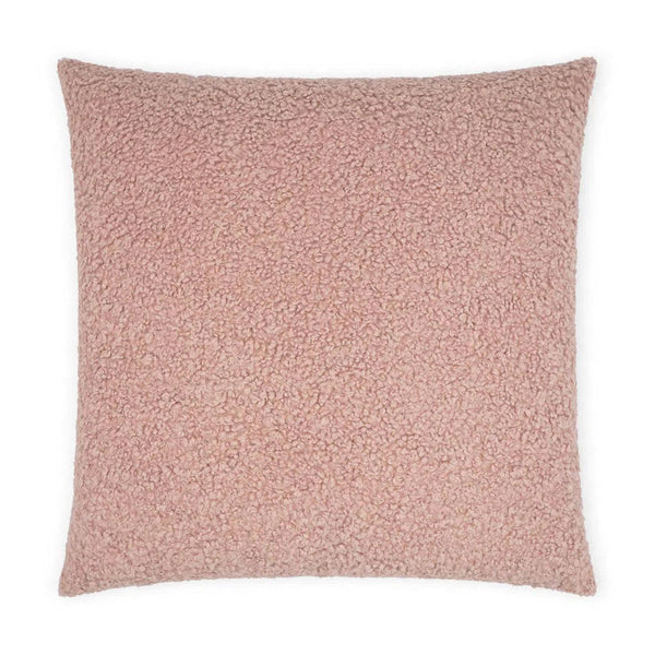 Poodle Blush Pink Throw Pillow With Insert Throw Pillows LOOMLAN By D.V. Kap