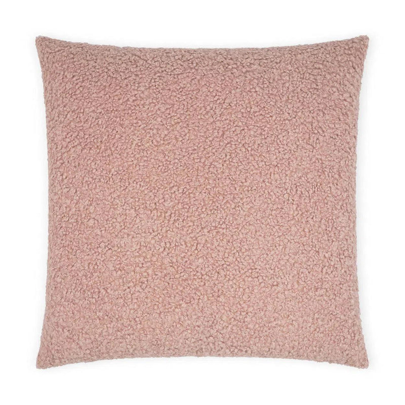 Poodle Blush Pink Throw Pillow With Insert Throw Pillows LOOMLAN By D.V. Kap