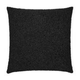 Poodle Jet Black Throw Pillow With Insert Throw Pillows LOOMLAN By D.V. Kap