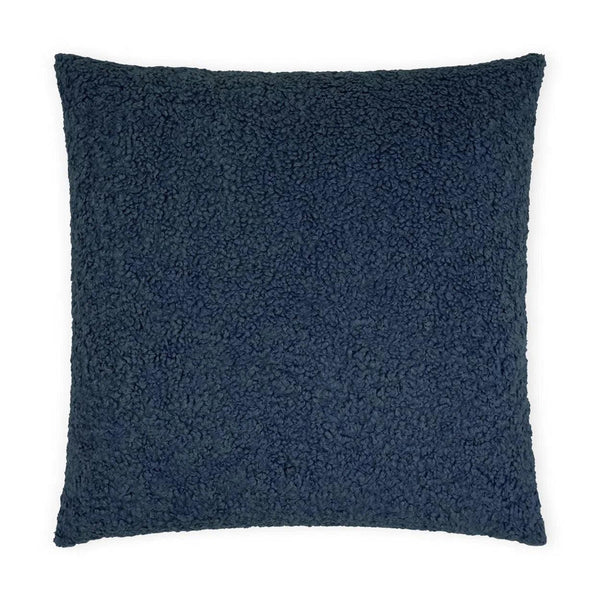 Poodle Navy Blue Throw Pillow With Insert Throw Pillows LOOMLAN By D.V. Kap