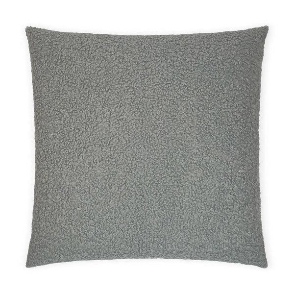 Poodle Pewter Grey Throw Pillow With Insert Throw Pillows LOOMLAN By D.V. Kap