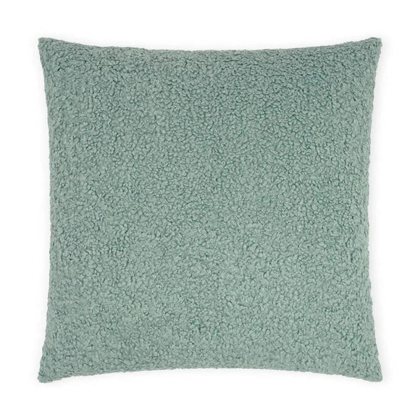 Poodle Pool Light Teal Throw Pillow With Insert Throw Pillows LOOMLAN By D.V. Kap