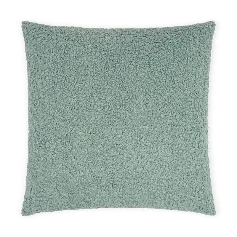 Poodle Pool Light Teal Throw Pillow With Insert Throw Pillows LOOMLAN By D.V. Kap