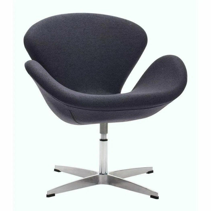 Pori Occasional Chair Gray Office Chairs LOOMLAN By Zuo Modern