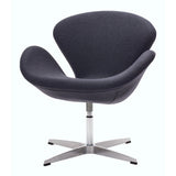 Pori Occasional Chair Gray Office Chairs LOOMLAN By Zuo Modern