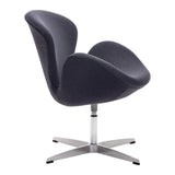 Pori Occasional Chair Gray Office Chairs LOOMLAN By Zuo Modern