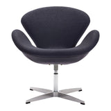 Pori Occasional Chair Gray Office Chairs LOOMLAN By Zuo Modern