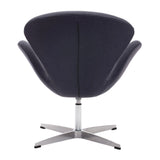 Pori Occasional Chair Gray Office Chairs LOOMLAN By Zuo Modern