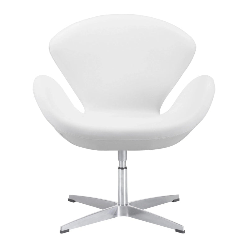 Pori Occasional Chair White Club Chairs LOOMLAN By Zuo Modern