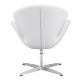 Pori Occasional Chair White Club Chairs LOOMLAN By Zuo Modern