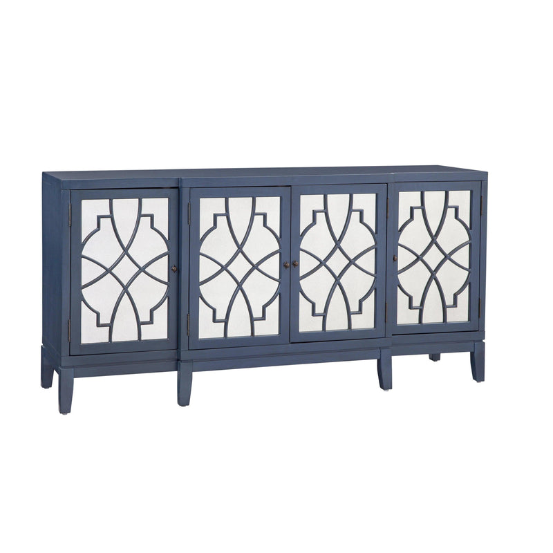 Portia Wood Navy Server Sideboards LOOMLAN By Bassett Mirror